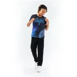 Hype Blue Space Print T-Shirt -Happy Kids Wear 29132718 xxl a2