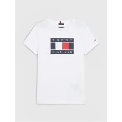 Tommy Hilfiger GLOBAL STRIPE FLAG TEE S/S