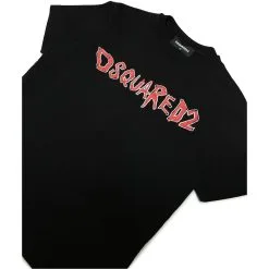 DSQUARED2 Boy'S Graffiti Logo T Shirt -Happy Kids Wear 29356703 xxl a2