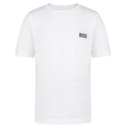 BOSS Boy'S Small Logo Short Sleeve T Shirt
