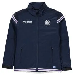 Macron Zip Waterproof Jacket Junior Boys