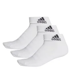 Adidas Cushioned Ankle Socks 3 Pack Juniors