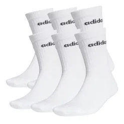 Adidas Half-Cushioned Crew 3 Pack Socks