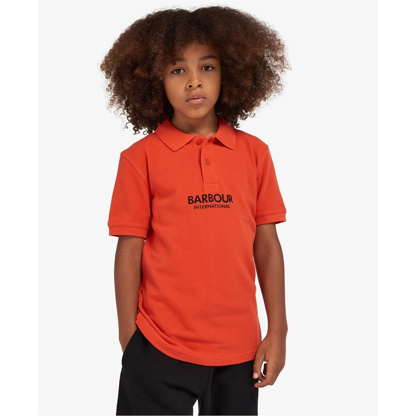 Barbour International Boys Formula Polo Shirt 2 Barbour International Boys Formula Polo Shirt - Image 2