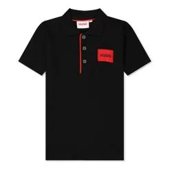 HUGO Boys Hugo Square Logo Polo Shirt