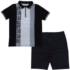 Firetrap Polo And Shorts Set Junior Boys