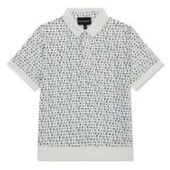 EMPORIO ARMANI Logo Print Polo Shirt