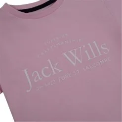 Jack Wills Kids Girls Forstal Script Logo T-Shirt -Happy Kids Wear 58124307 xxl a3
