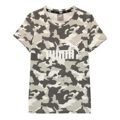 Puma Big Logo T Shirt Junior Girls