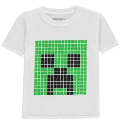 Bioworld Minecraft T Shirt Junior Boys