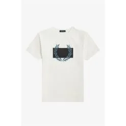 Fred Perry Fred Perry Laurel Print T-Shirt Junior Boys