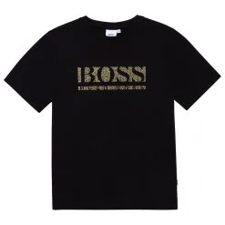 Boss Gold Logo T Shirt