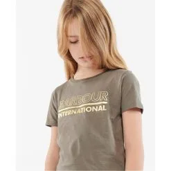 Barbour International Girls Morgan T-Shirt -Happy Kids Wear 58873115 xxl a4