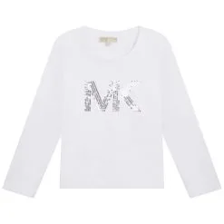 MICHAEL KORS Long Sleeve Sequin T Shirt