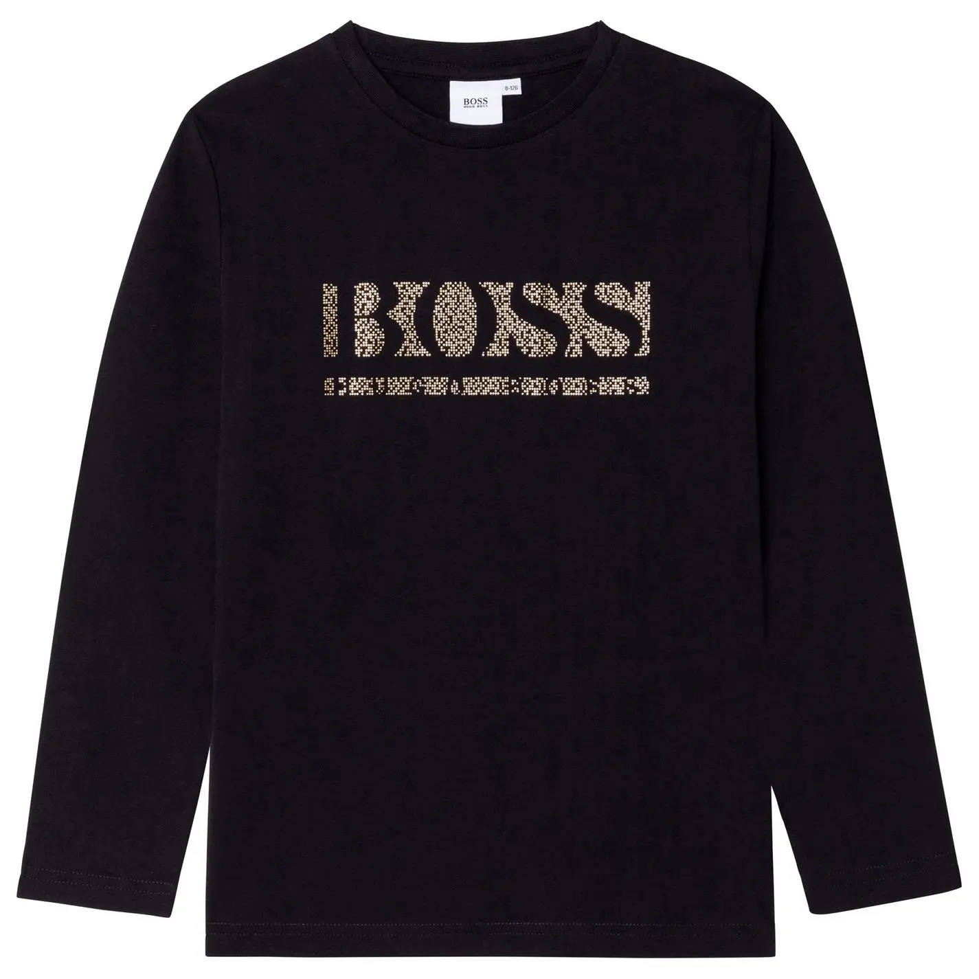 Boss Gold Logo Long Sleeve T Shirt 1 Boss Gold Logo Long Sleeve T Shirt