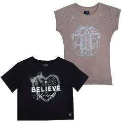 Firetrap 2 Pack Short Sleeve T Shirts