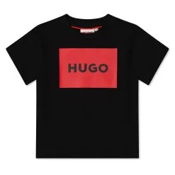 HUGO Boys Logo Square T Shirt