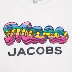 MARC JACOBS Junior Graphic Logo T Shirt -Happy Kids Wear 59988201 xxl a2