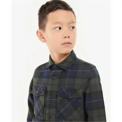 Barbour Boys Tartan Overshirt -Happy Kids Wear 60204115 xxl a4