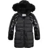 Calvin Klein Jeans MIXED MEDIA BELTED PUFFER COAT