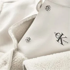 Calvin Klein Jeans Faux Fur Panelled Leather Coat -Happy Kids Wear 60266904 xxl a2