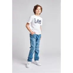 Lee Jeans Lee Jeans Wobbly Graphic T-Shirt Junior Boys -Happy Kids Wear 60374501 xxl a2