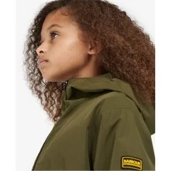 Barbour International Girls Rein Longline Showerproof Jacket -Happy Kids Wear 60674715 xxl a4
