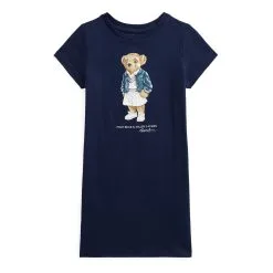 Polo Ralph Lauren Polo Ralph Lauren Bear Logo T-Shirt Dress Junior Girls