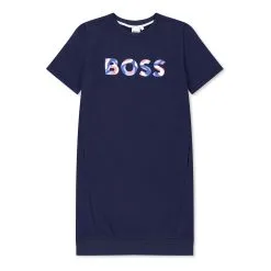 Boss Girls Logo Shirt Dress