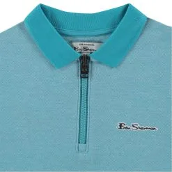 Ben Sherman Zip Polo Shirt -Happy Kids Wear 61660118 xxl a11