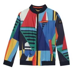 Paul And Shark Abstract-Print Bomber Jacket