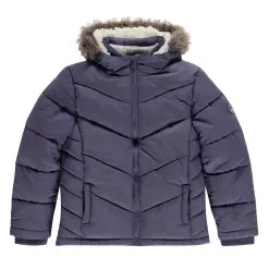 SoulCal 2 Zip Bubble Jacket Junior Girls