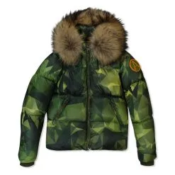 ARCTIC ARMY Junior Fur Puffer Jacket