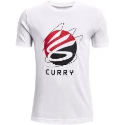 Under Armour Curry Logo T Shirt Junior Boys