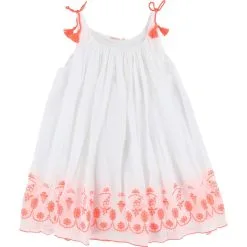 Billieblush Girls Embroidered Gathered Dress