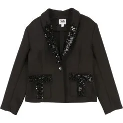 Karl Lagerfeld Girls Knitted Suit Jacket